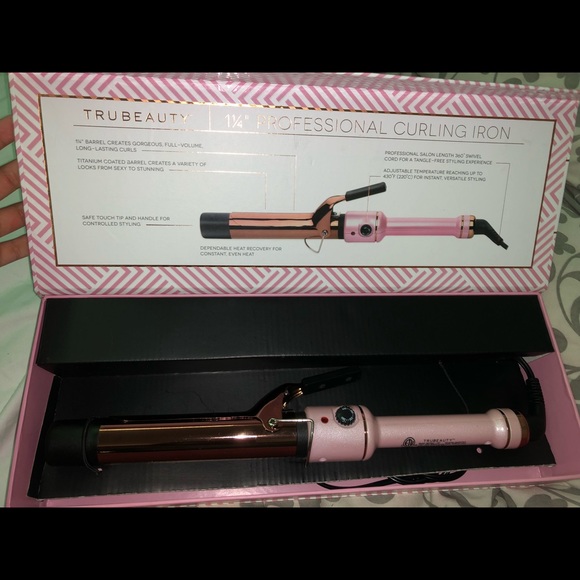 tru beauty curling iron